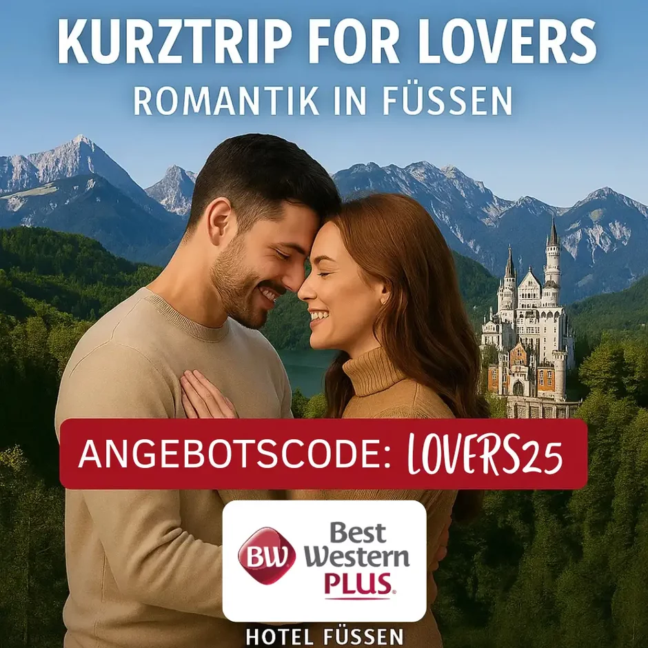 Angebot LOVERS Hotel Füssen Angebot LOVERS